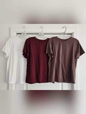 Lot Of 3 A NEW DAY From Target Cotton/Spandex T Shirts Sz XL